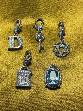 (5) Judith Ripka Sterling Pendants
